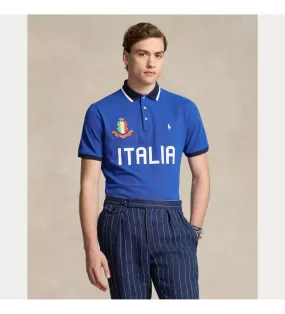 Polo Classic Fit Italia azul