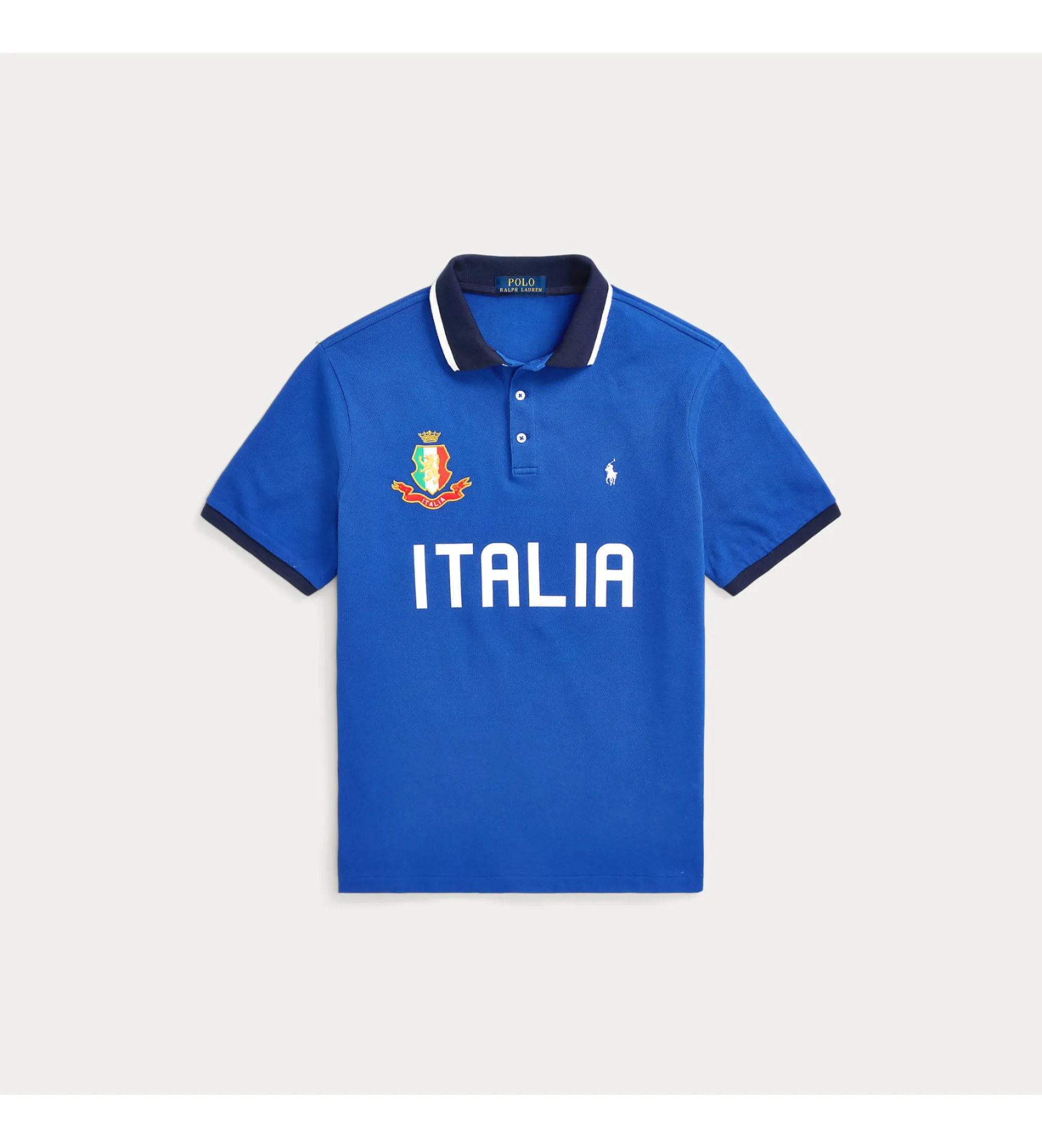 Polo Classic Fit Italia azul