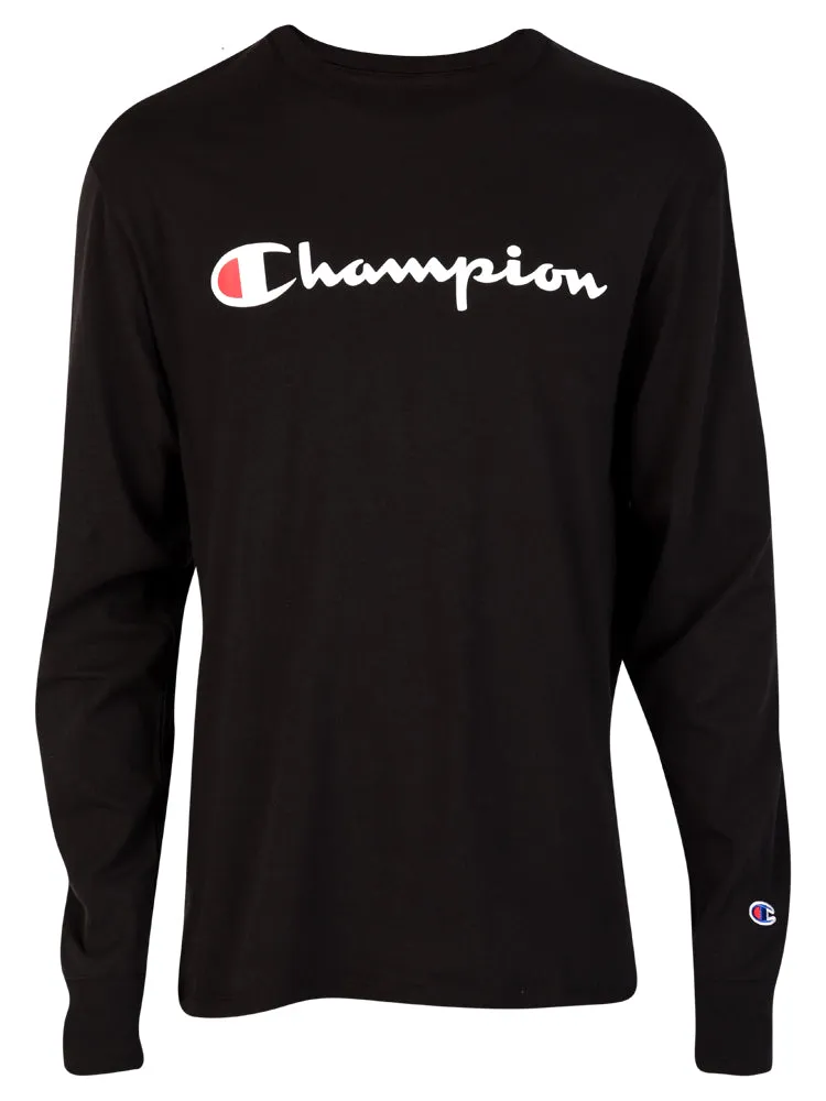 Polo para Hombre CHAMPION C-GT78HY06794 CLASSIC LONG-SLEEVE TEE SCRIPT LOGO 003