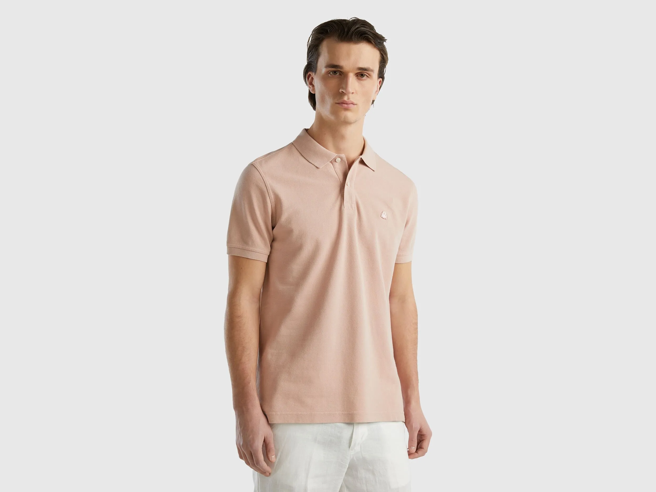 Polo rosa palo regular fit