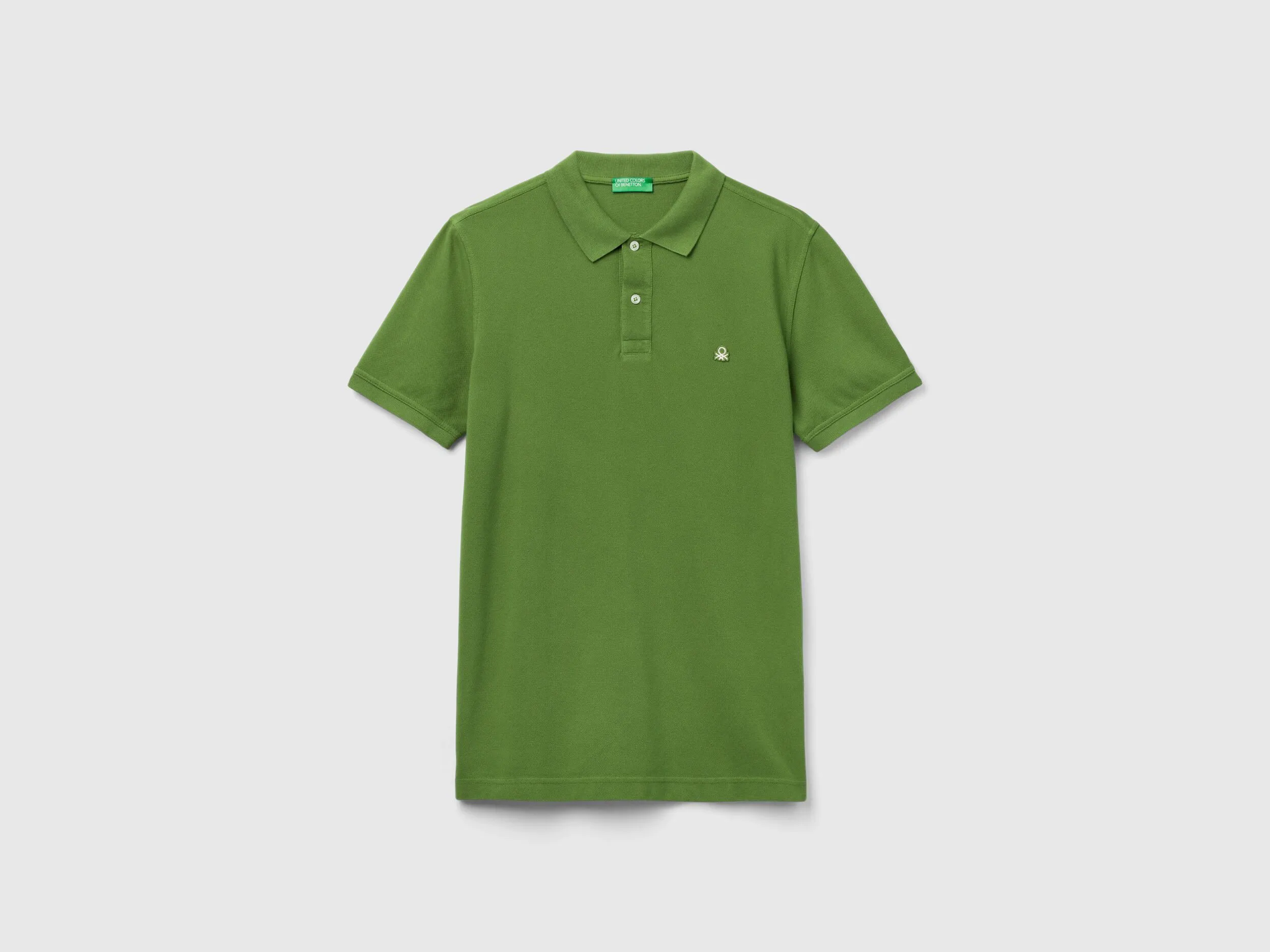 Polo verde militar regular fit