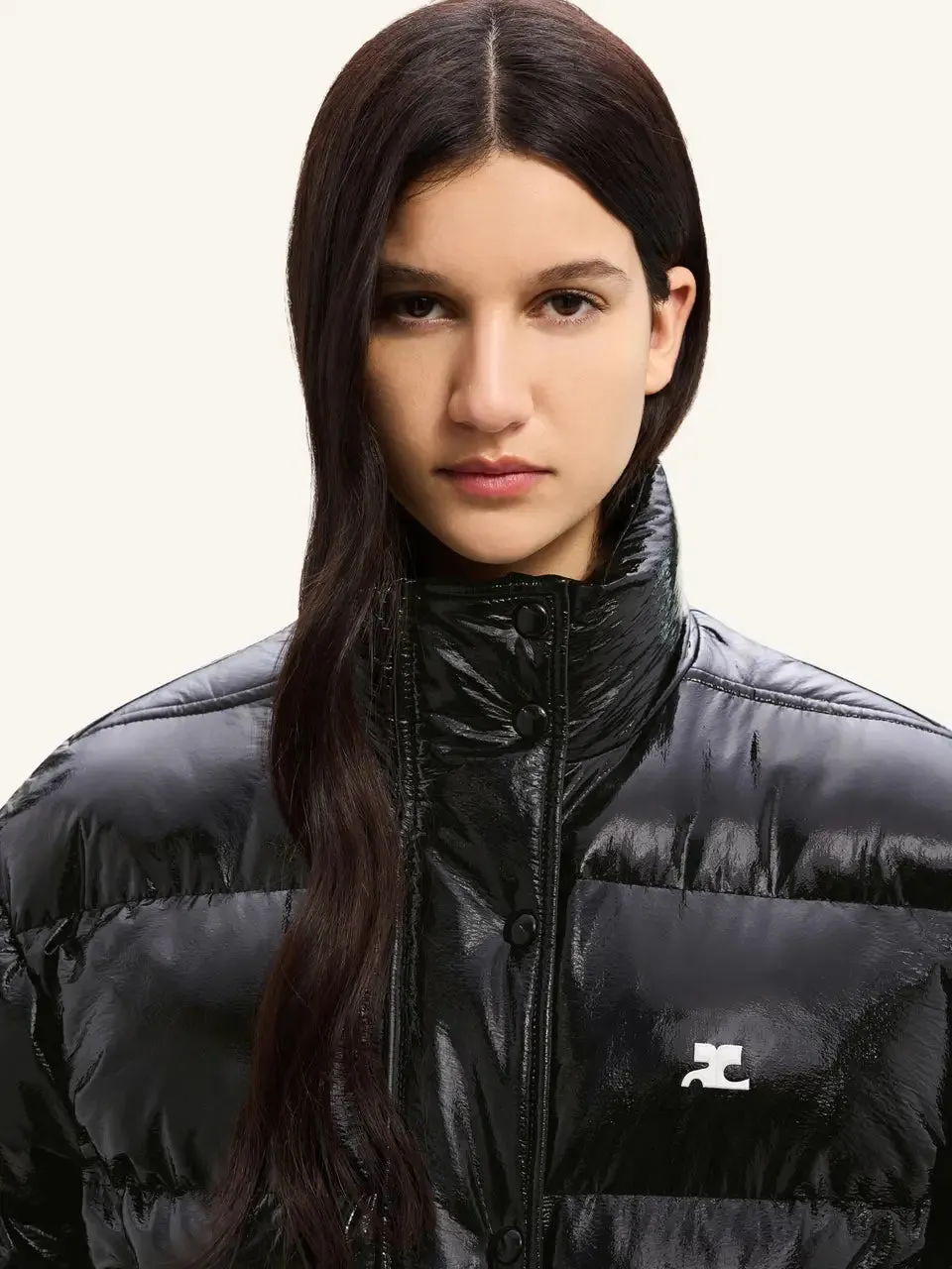 Puffer Jacket Ac Vinyl Black