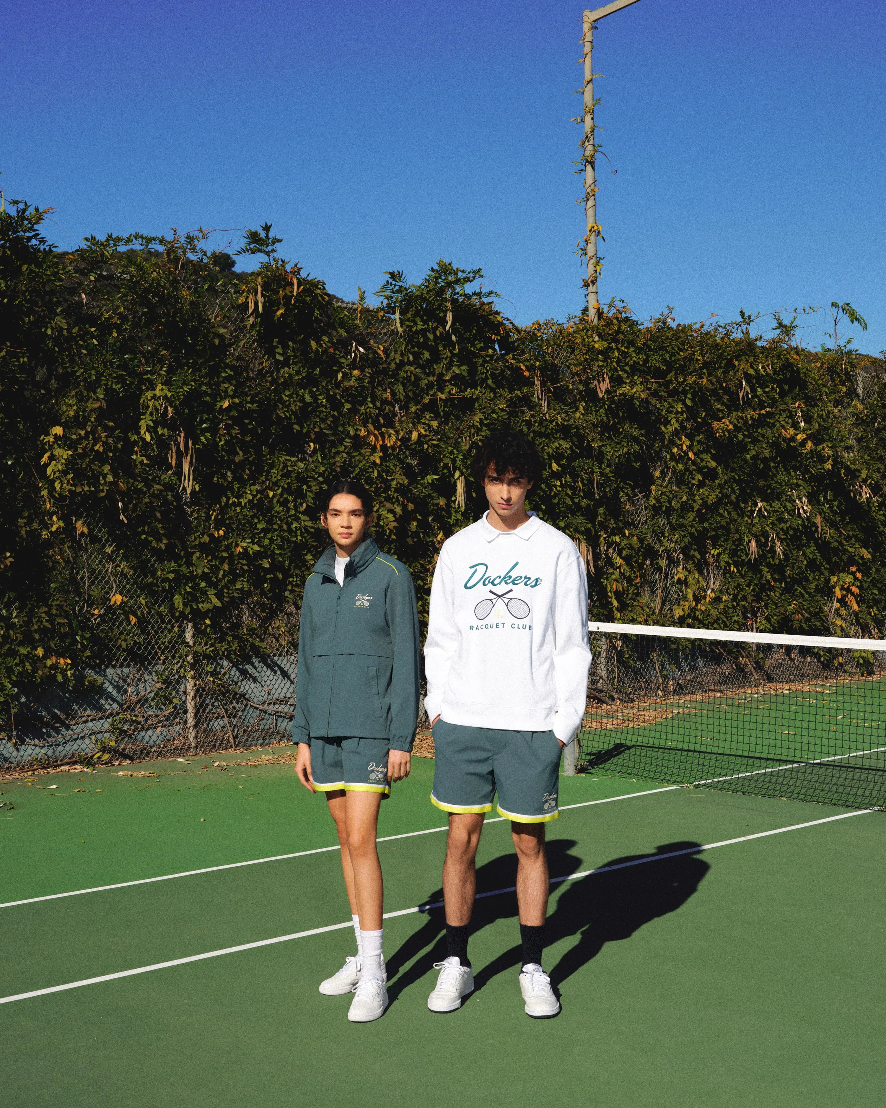 Racquet Club Collared Sweatshirt, Relaxed Fit