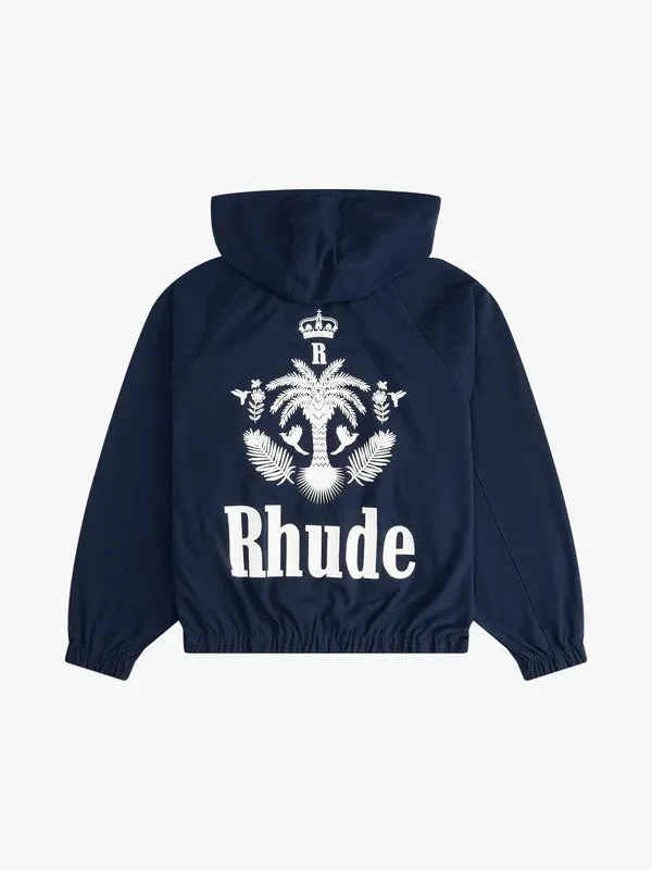 Rhude Palm Track Jacket Navy