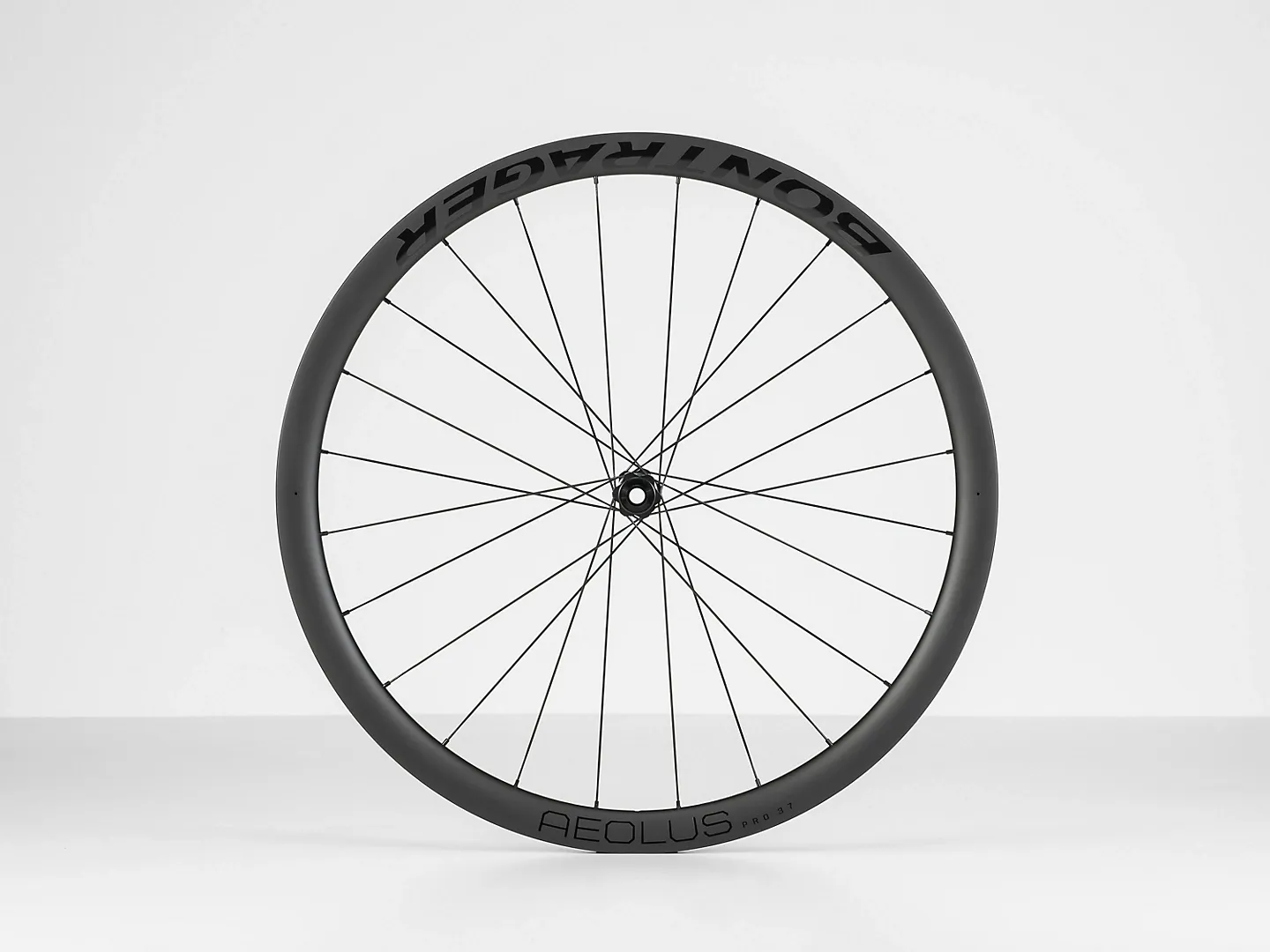 Rueda Delantera Bontrager Aeolus Pro 37 TLR Disc Negro