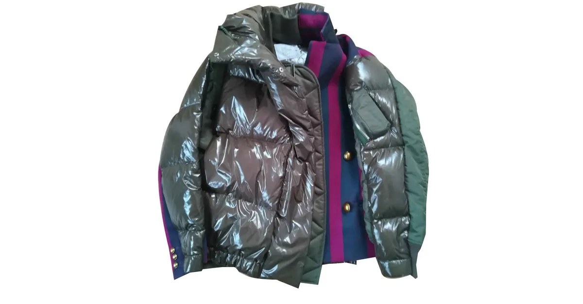 Sacai Chaquetas Multicolor 