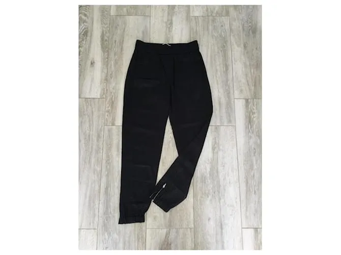 Saint Laurent Pantalones, leggings Negro 