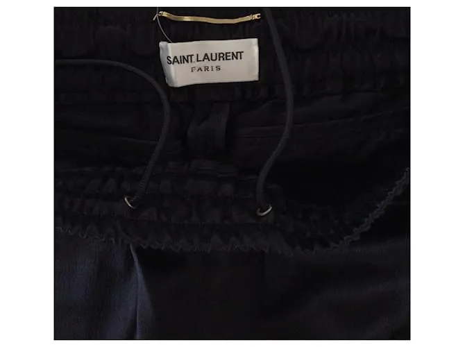 Saint Laurent Pantalones, leggings Negro 