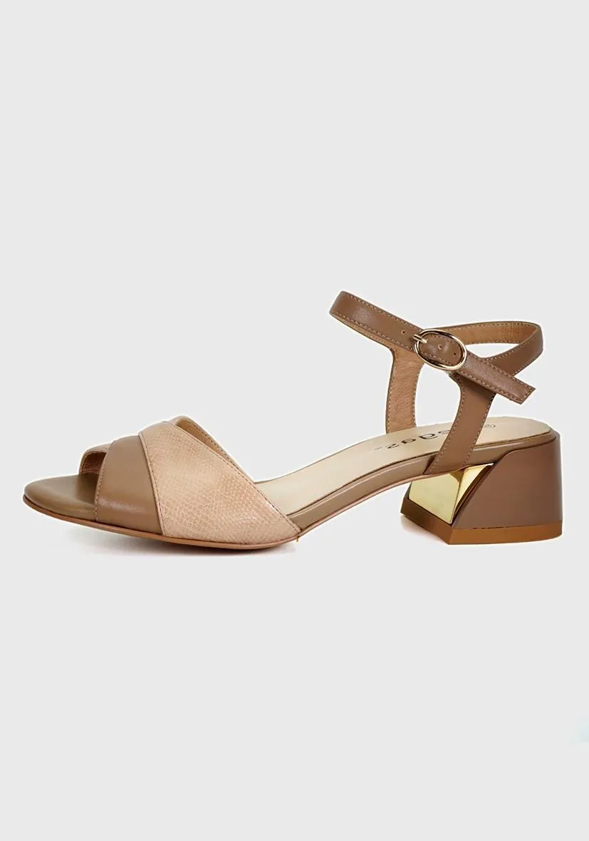 Sandalia Maur Beige