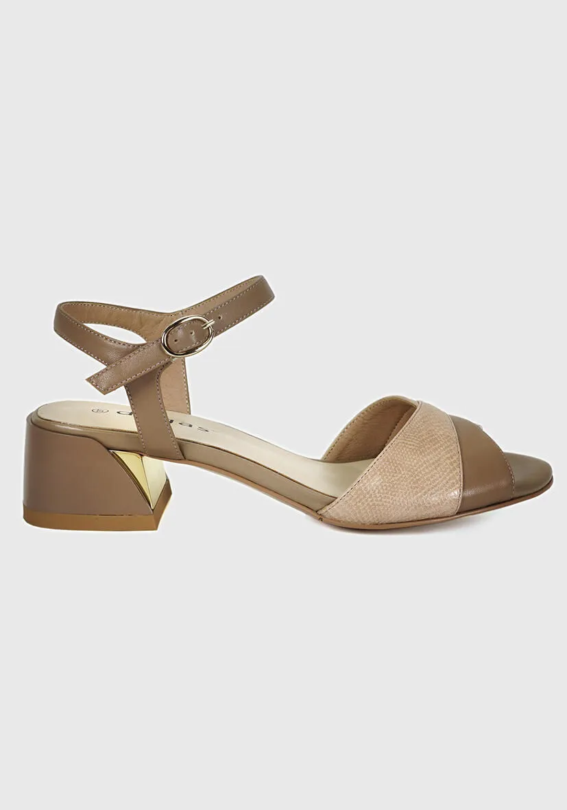 Sandalia Maur Beige