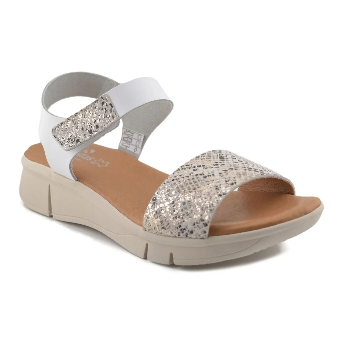 Sandalias blancas de piel  by CBP