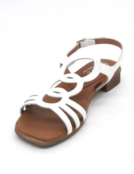 Sandalias planas Oh! My Sandals Alexia blancas