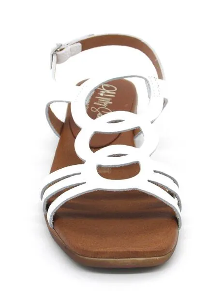 Sandalias planas Oh! My Sandals Alexia blancas