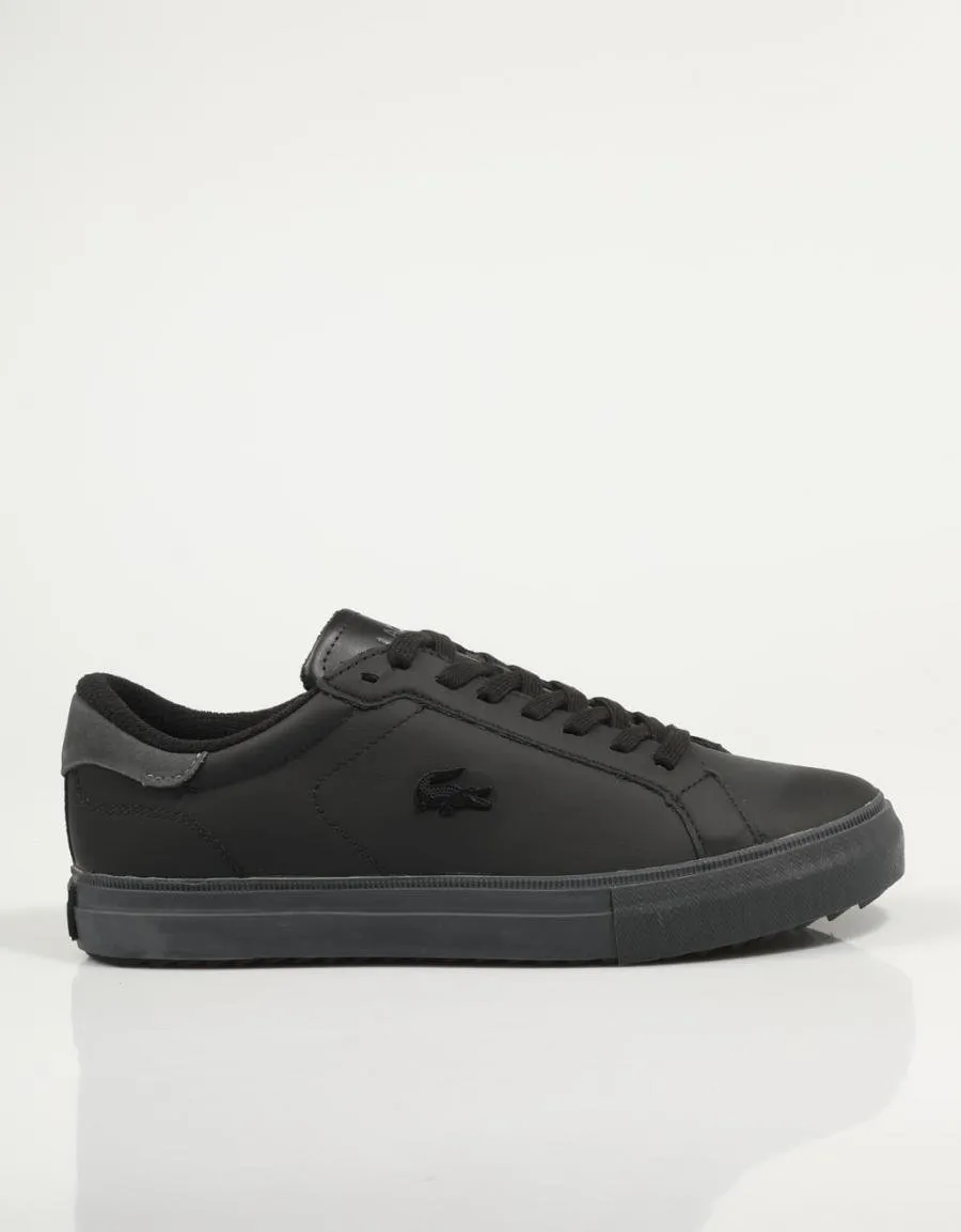  sapatilhas LACOSTE Powercourt Wntr 222 1 Sma en Preto 80682