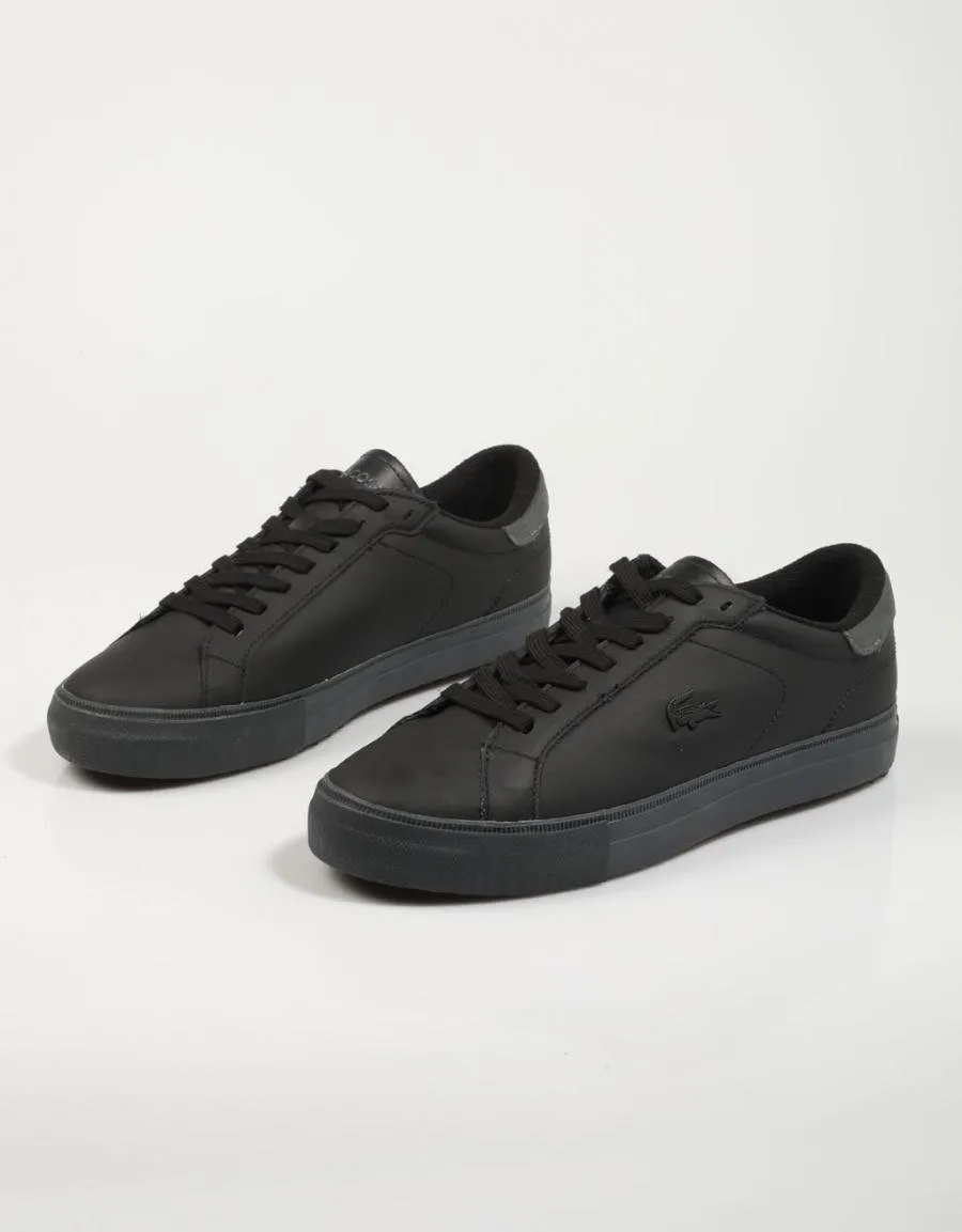  sapatilhas LACOSTE Powercourt Wntr 222 1 Sma en Preto 80682