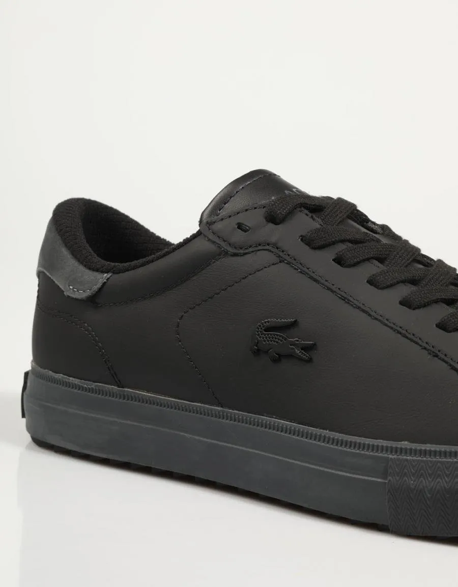  sapatilhas LACOSTE Powercourt Wntr 222 1 Sma en Preto 80682