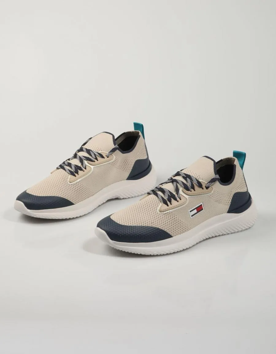  sneakers TOMMY HILFIGER Tommy Jeans Alpha Run en Beige 79902