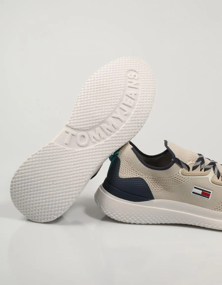  sneakers TOMMY HILFIGER Tommy Jeans Alpha Run en Beige 79902