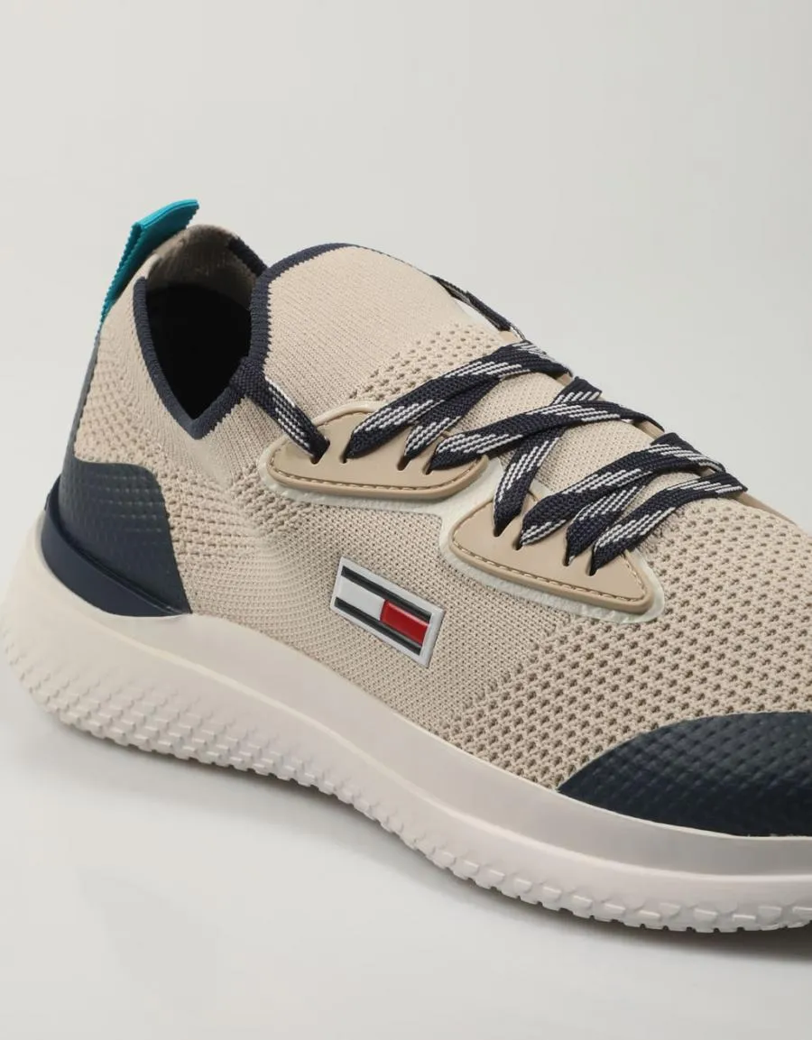  sneakers TOMMY HILFIGER Tommy Jeans Alpha Run en Beige 79902