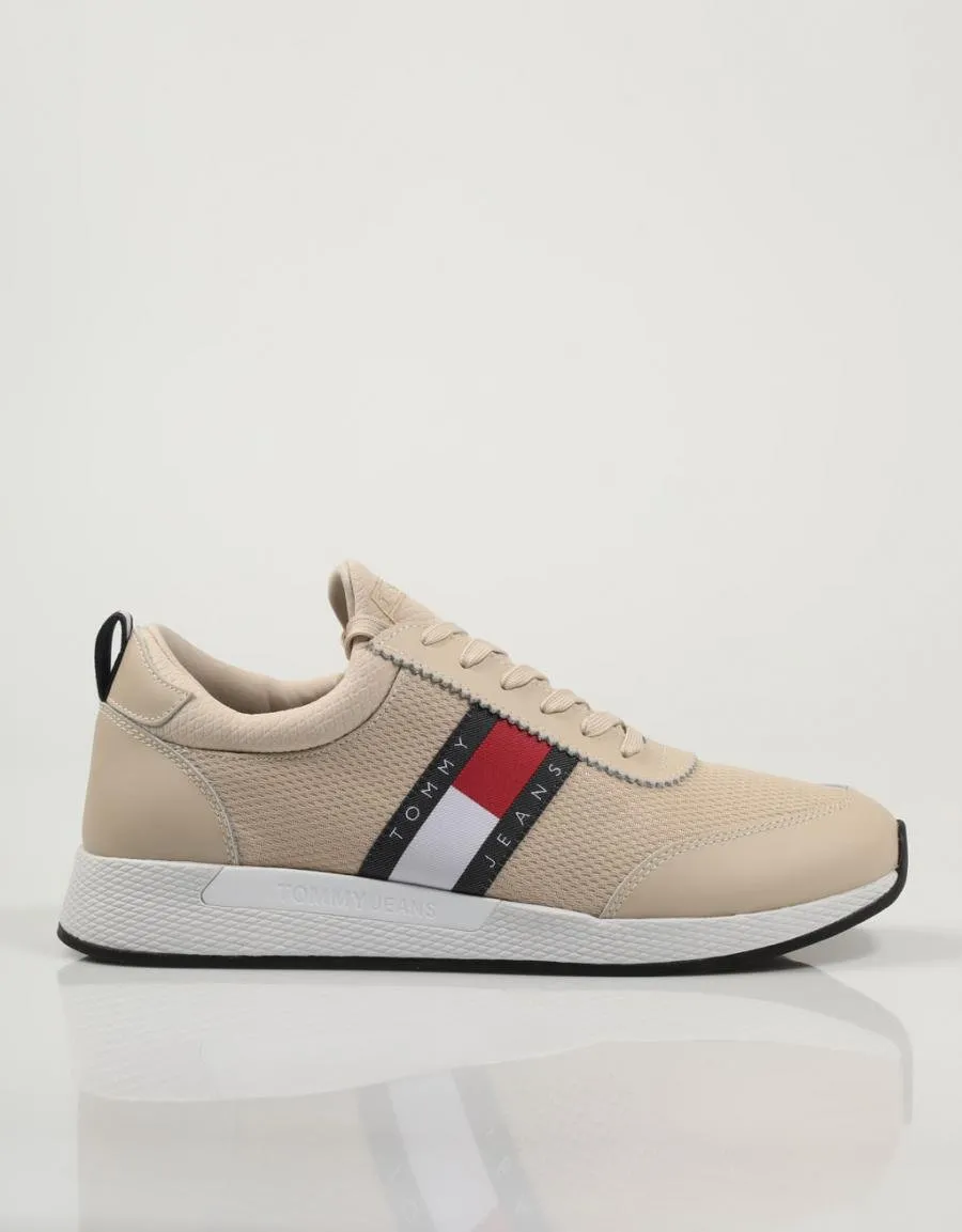  sneakers TOMMY HILFIGER Tommy Jeans Flexi Runner en Beige 79898