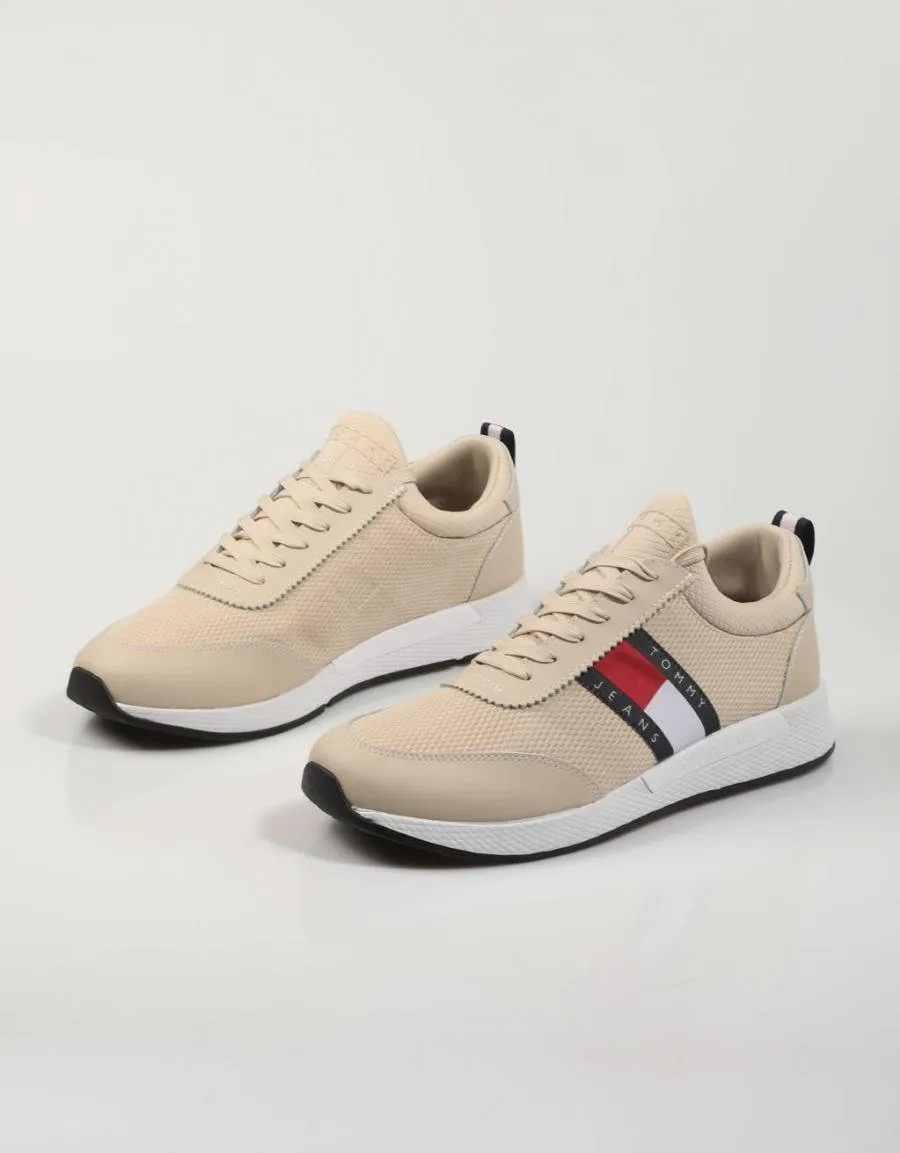  sneakers TOMMY HILFIGER Tommy Jeans Flexi Runner en Beige 79898