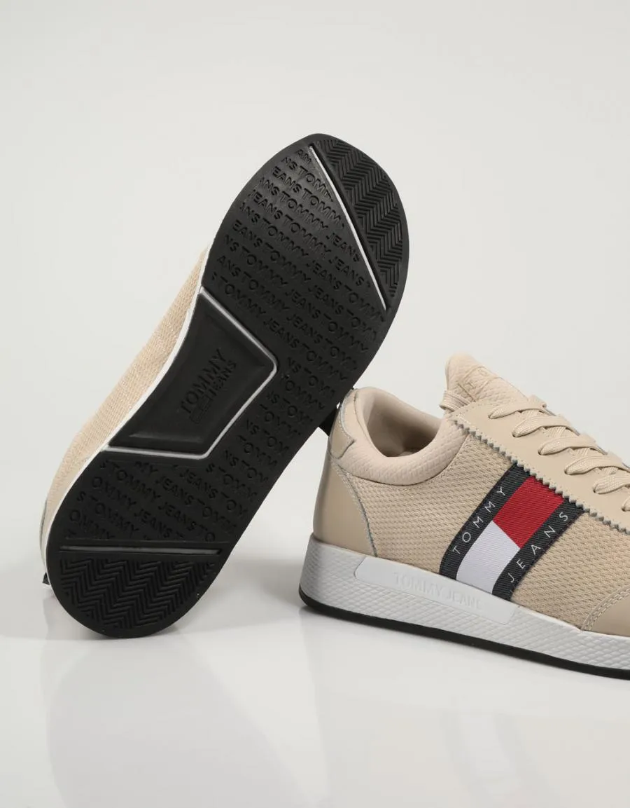  sneakers TOMMY HILFIGER Tommy Jeans Flexi Runner en Beige 79898