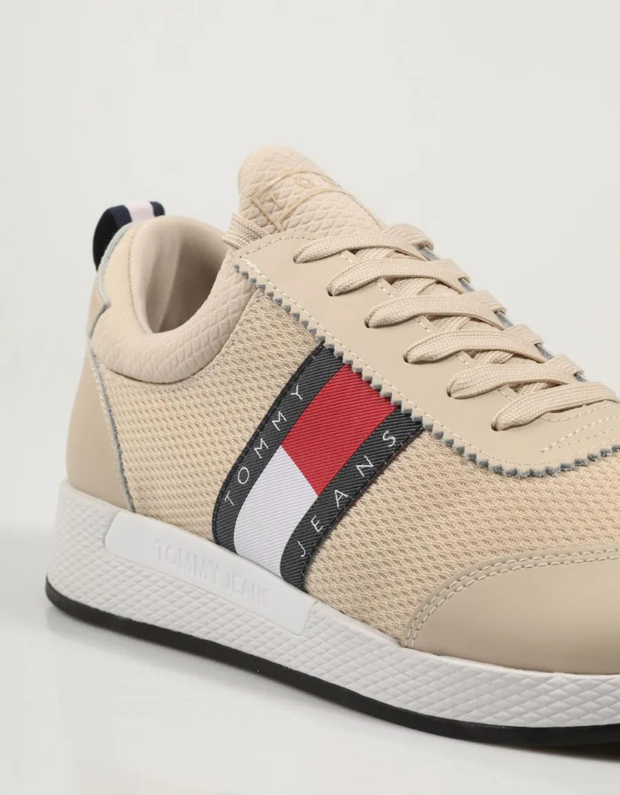  sneakers TOMMY HILFIGER Tommy Jeans Flexi Runner en Beige 79898