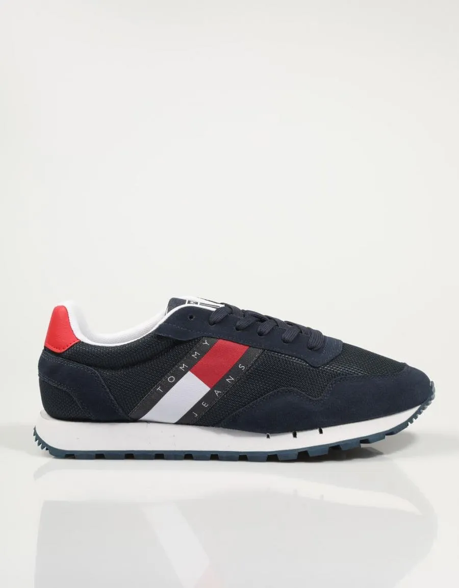  sneakers TOMMY HILFIGER Tommy Jeans Retro Runner Mix en Navy Blue 78571