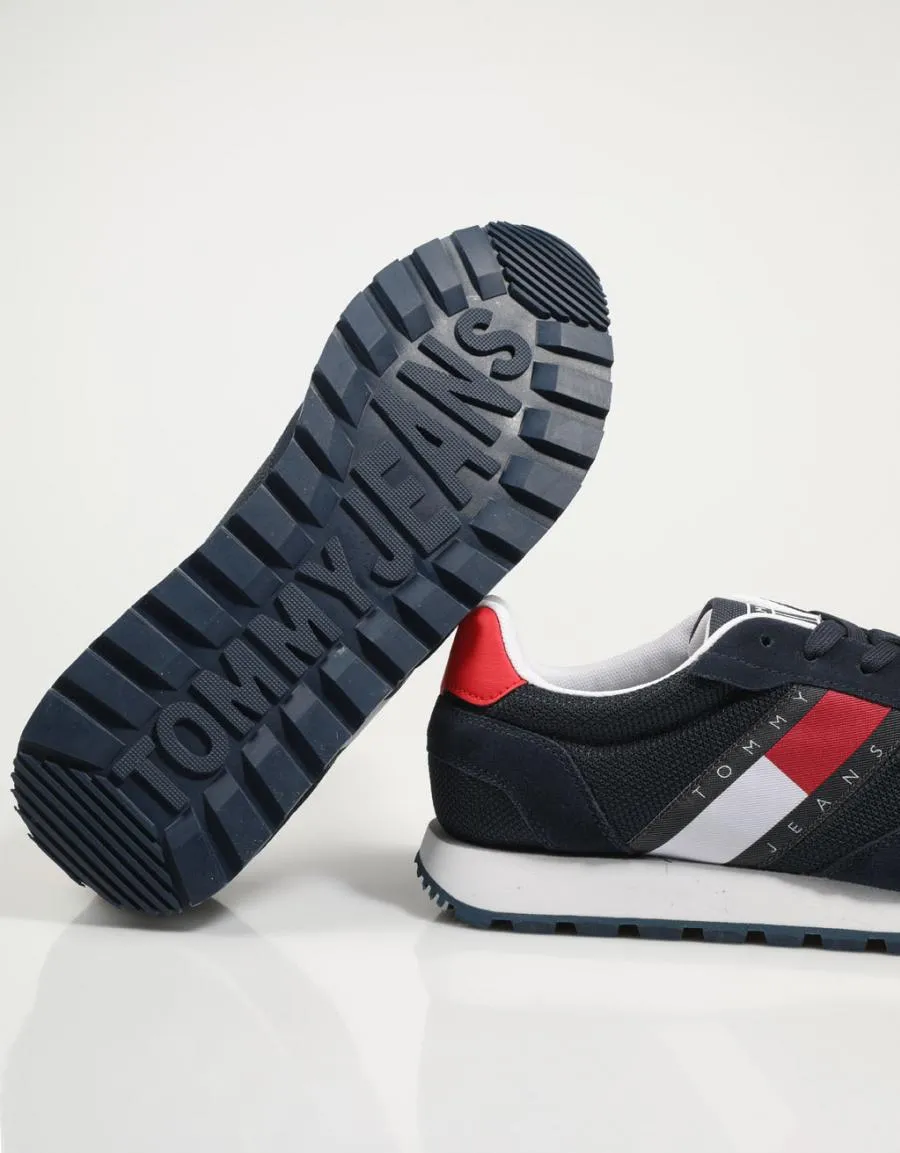  sneakers TOMMY HILFIGER Tommy Jeans Retro Runner Mix en Navy Blue 78571