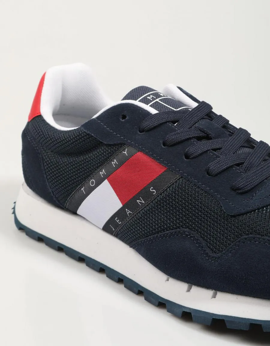  sneakers TOMMY HILFIGER Tommy Jeans Retro Runner Mix en Navy Blue 78571