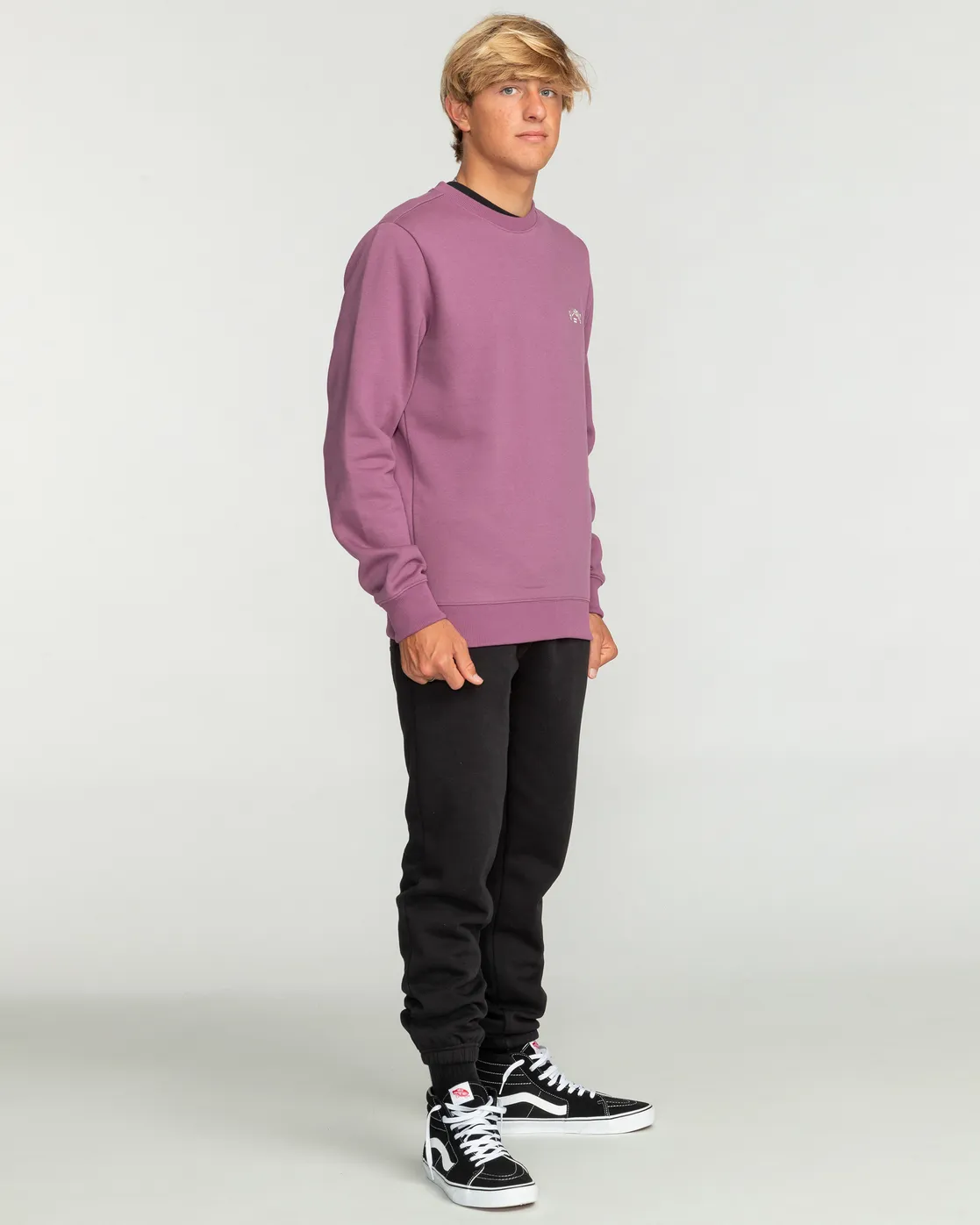 Sudadera BILLABONG casual con cuello redondo  para Hombre ARCH CR (ppfo) Ref. EBYFT00113 Bright Purple-morado