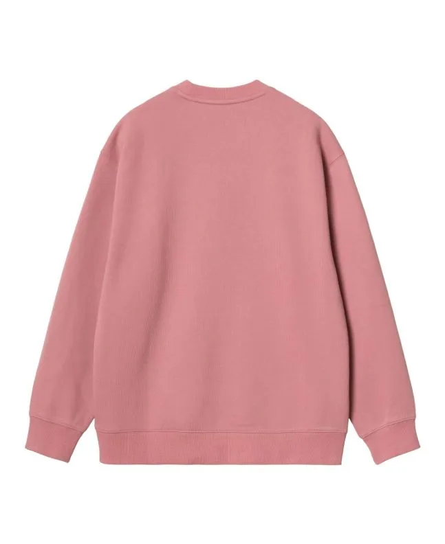 Sudadera Carhartt WIP W' Carhartt Sweatshirt Dusty Rose-Moonbeam