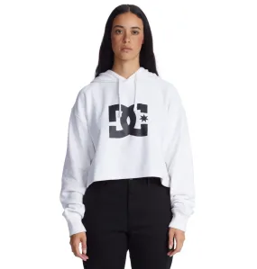 Sudadera DC SHOES con capucha  para mujer CROPPED HOODIE (wbbo) ref-ADJFT03028 blanco