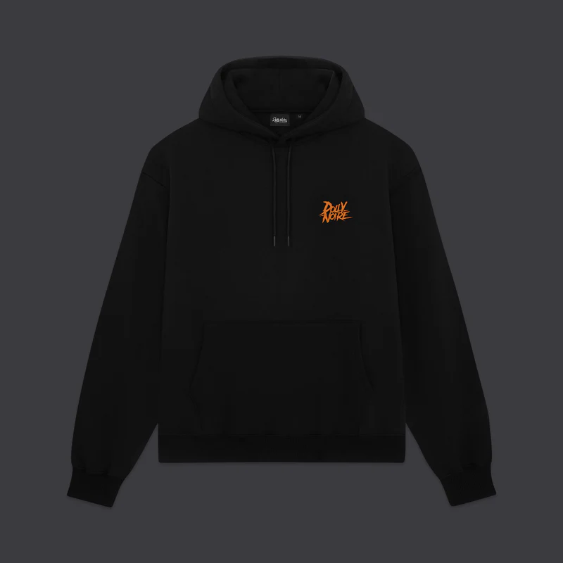 Sudadera DOLLY NOIRE Hombre con capucha MEDIOLAMUN HOODIE BLACK SW868-GQ-01 NEGRO