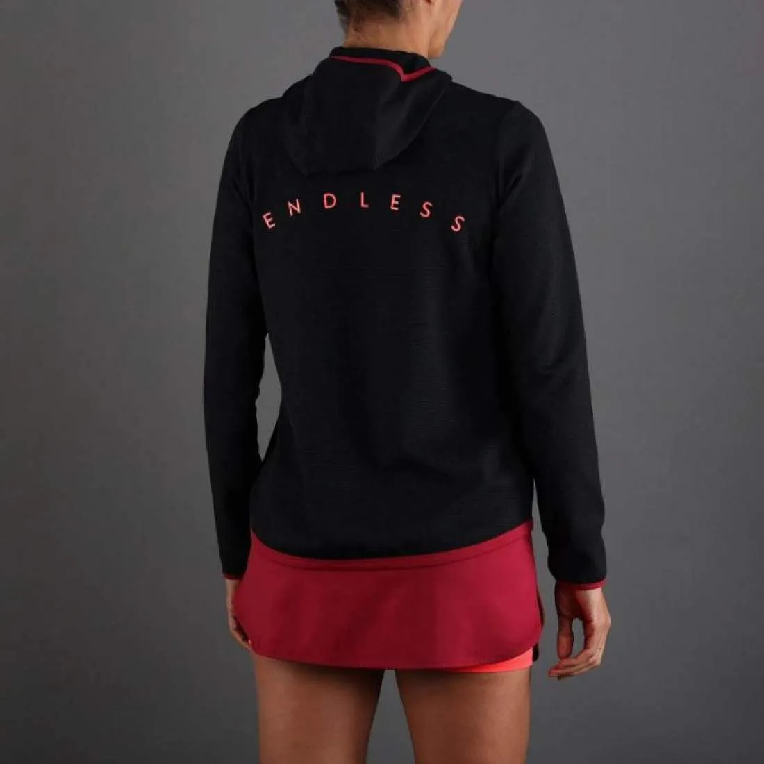 Sudadera Endless Breath Negro Vino | Endless