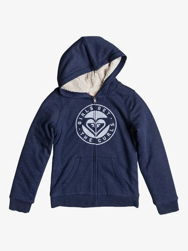 Sudadera exterior ROXY niña forrada interior borreguito Memorize Density BLUES (btkh) Ref.ERGFT03220 azul