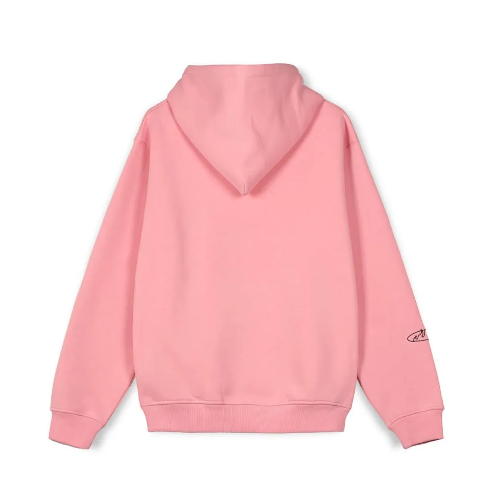 SUDADERA GRIMEY CON CAPUCHA  GCH577-FW23  MELTED STONE VINTAGE HOODIE- PINK | rosa chicle