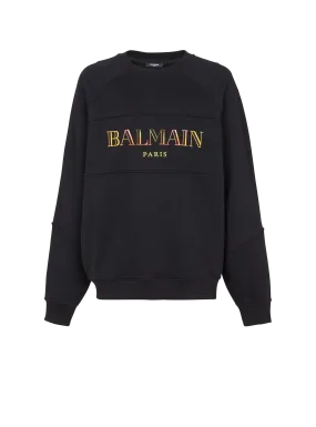 Sudadera holgada con bordado Balmain Vintage