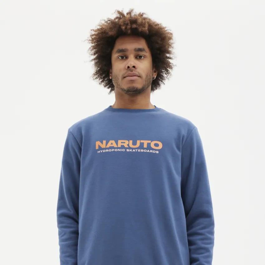 Sudadera Hydroponic hombre sin capucha NARUTO PARCHMENT NA540-atlantic blue-azul oscuro