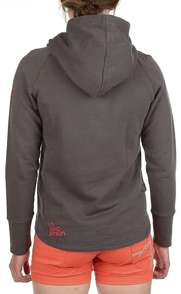 sudadera La Sportiva Stoke Hoody - Carbon/Hibiscus - women´s