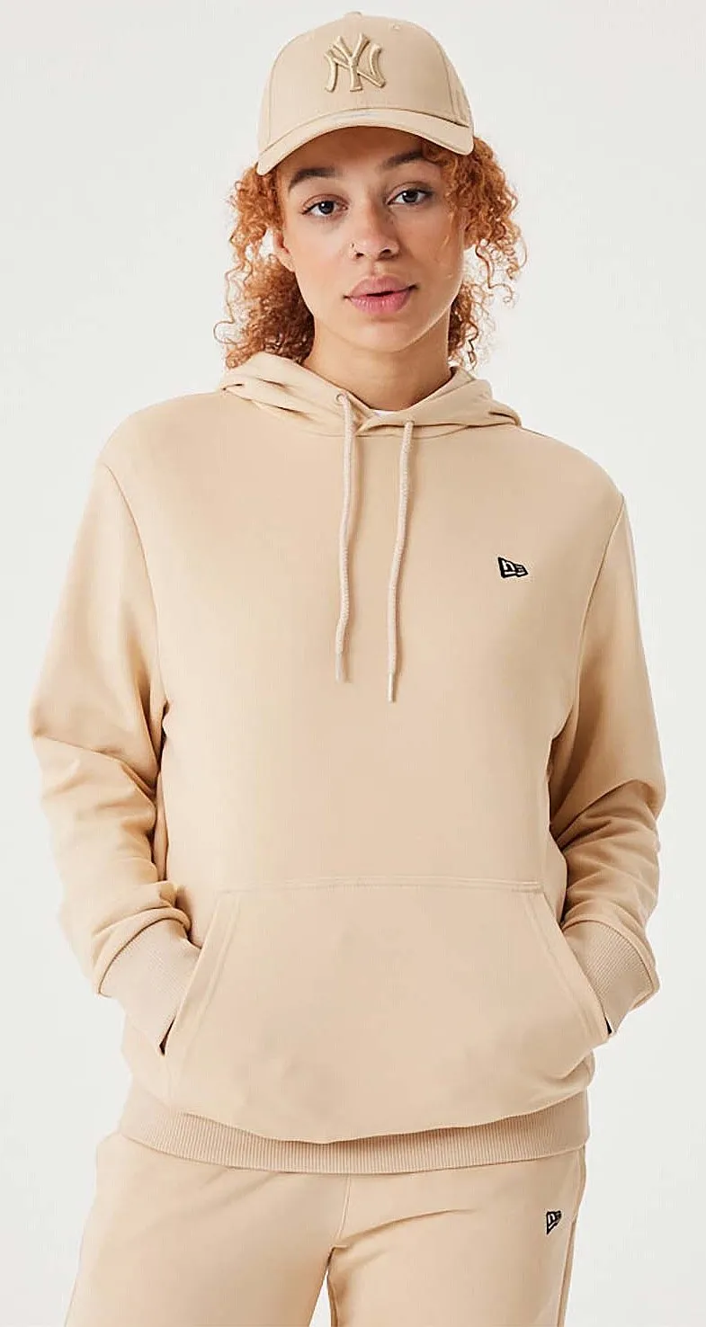 sudadera New Era Essentials Hoody Branded - Oatmeal/Black