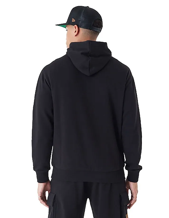 sudadera New Era Script Logo Oversized Hoody - Black/Metallic Gold