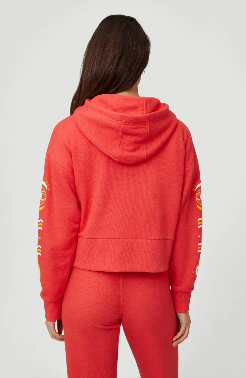 Sudadera O’NEILL con capucha para mujer CALI GRAPHIC HOODIE Hot coral Ref. 1A6434 coral