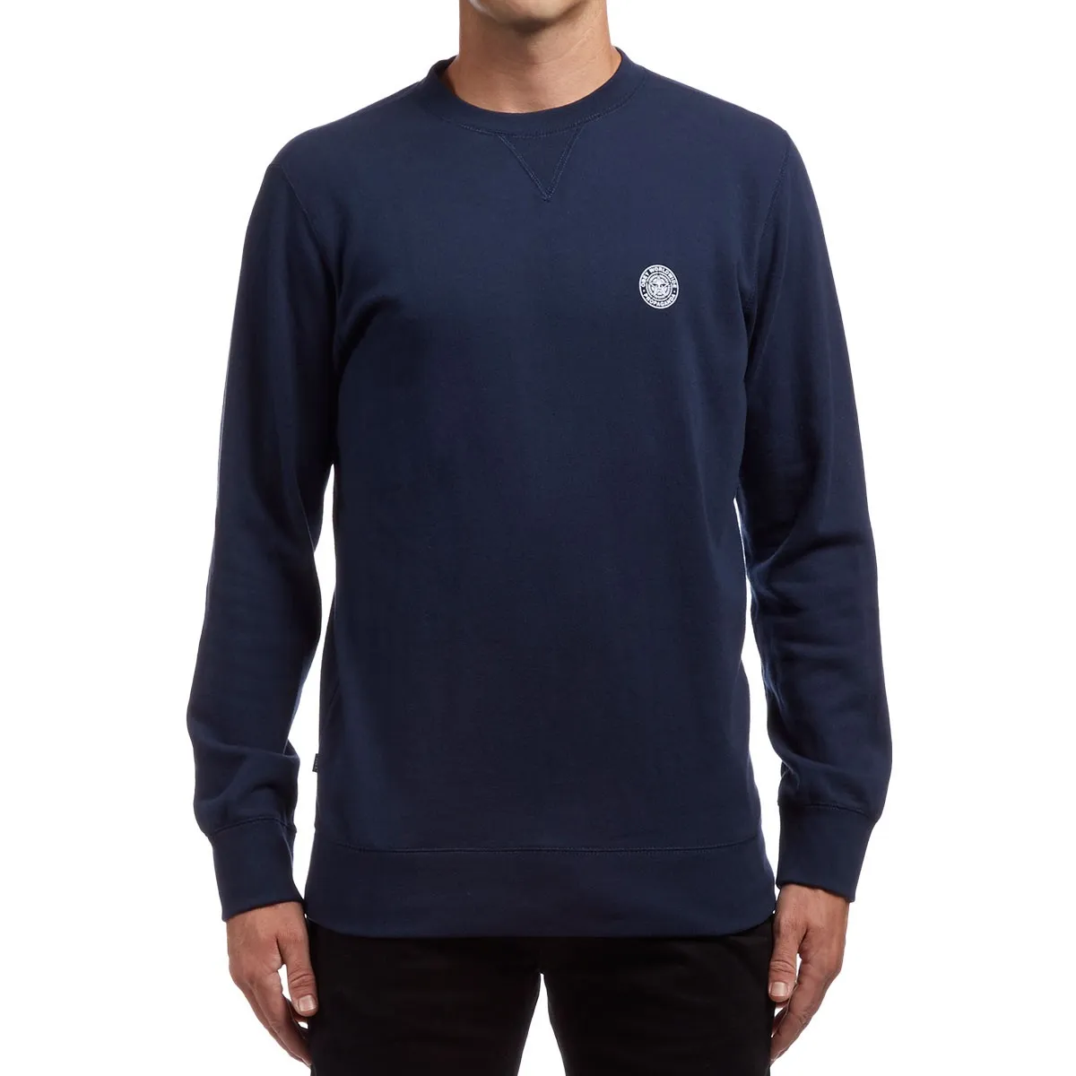 Sudadera OBEY chico básica cuello redondo Propaganda Flocked Crew Sweatshirt – Dark Navy Ref. 111600086 azul marino