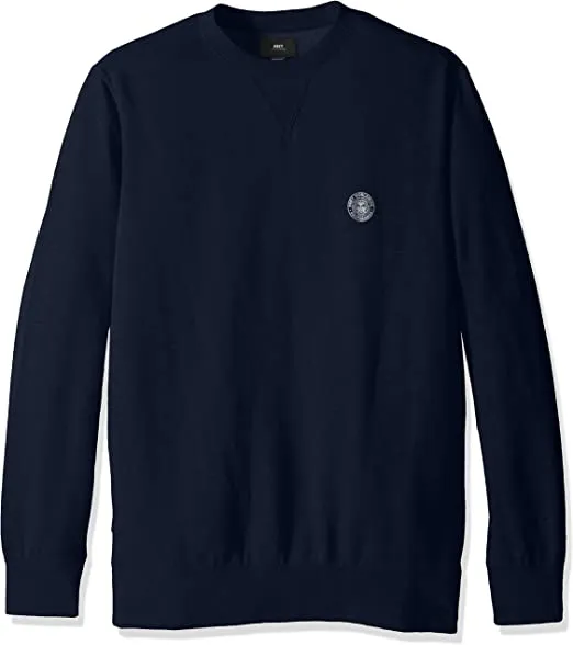 Sudadera OBEY chico básica cuello redondo Propaganda Flocked Crew Sweatshirt – Dark Navy Ref. 111600086 azul marino