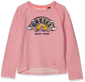 Sudadera ONEILL niña con cuello redondo Rise and surf sweatshirt Geranium Pink Ref. 8A6472 rosa arco iris