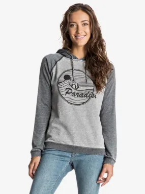 Sudadera ROXY con capucha para Mujer Palm Bazaar Paradise TRUE BLACK (kvj0) Ref. ERJFT03355 gris