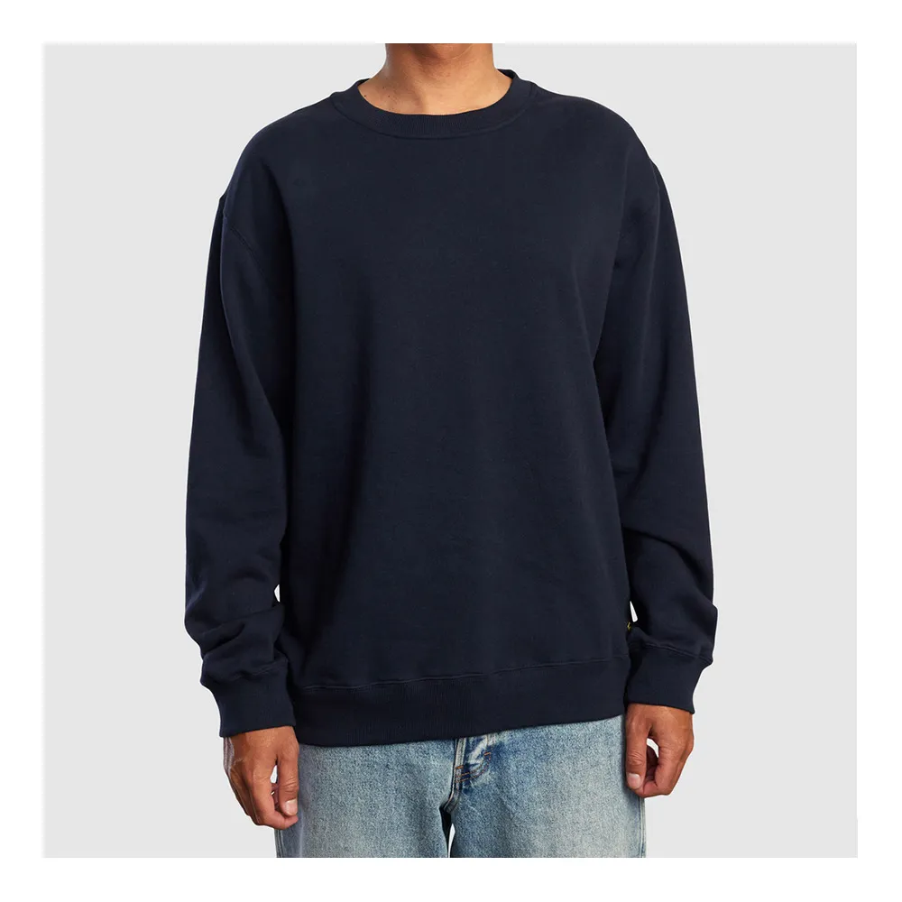 Sudadera RVCA cuello redondo hombre C1 CRRH RVP2 -DAY SHIFT FLEECE CRE color NEW NAVY -azul marino