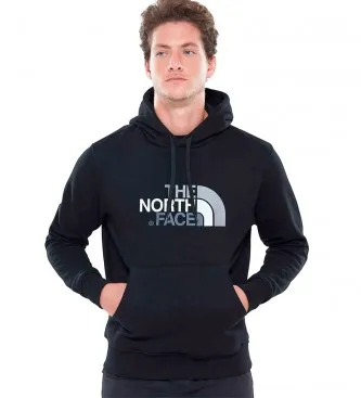 Sudadera THE NORTH FACE hombre con capucha DREW PEAK ref. T0AHJYKX7 negra con logo bordado gris