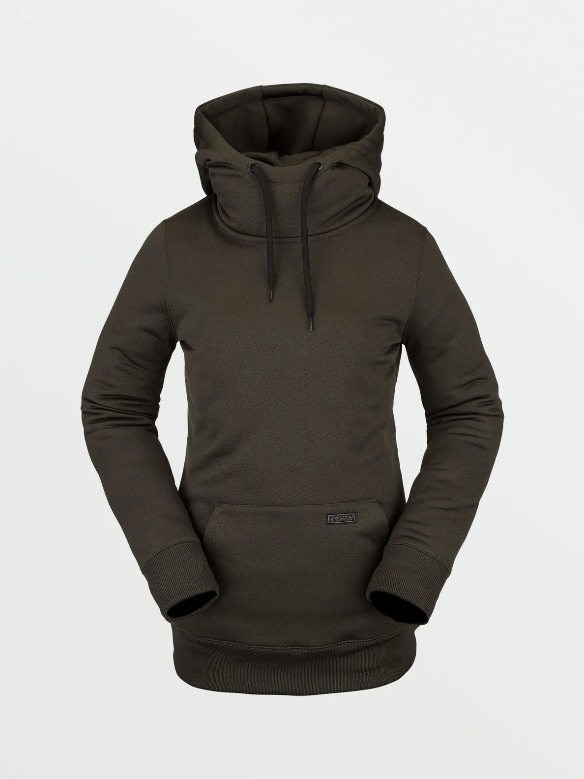 Sudadera VOLCOM para mujer con capucha clásica YERBA – black green Ref. H4152203-bgr gris oscuro